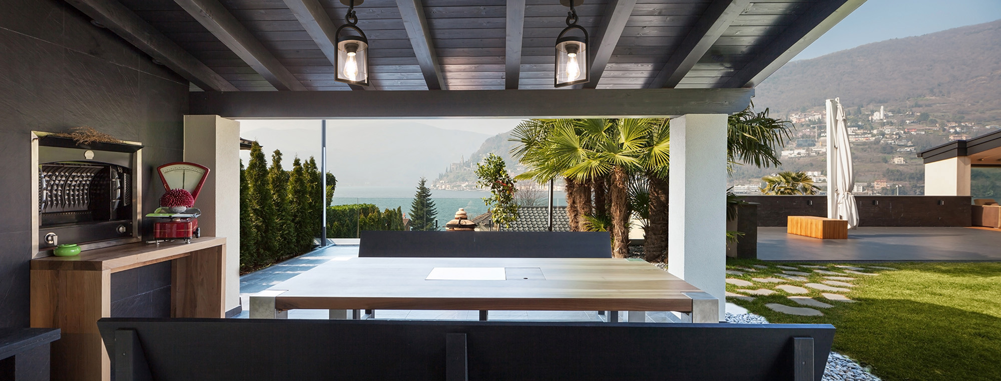 Maya Exterior Lights Mantra Fusion Single Pendants